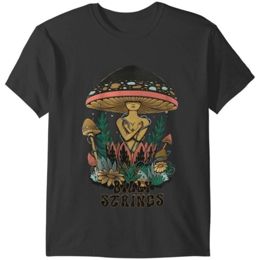 Billy Strings Mushroom Head Shirt Bluegrass Music Graphic Tee Fan Gift Shirt
